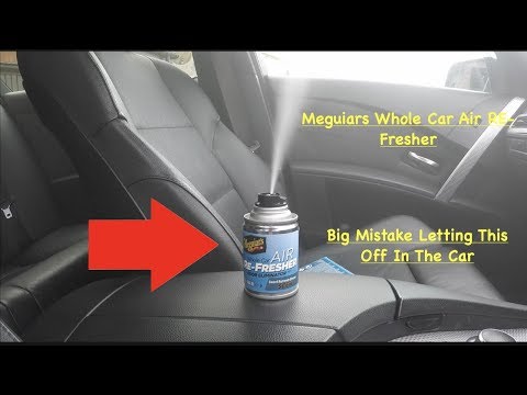 Meguiars Whole Car Air RE-Fresher How To Get Rid Of Bad Smells In Any Car Easy And Effective