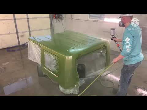 How to paint a jeep hardtop