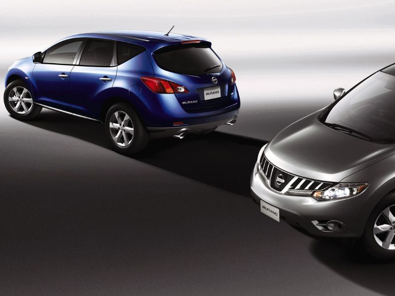 first generation nissan murano blue and sliver